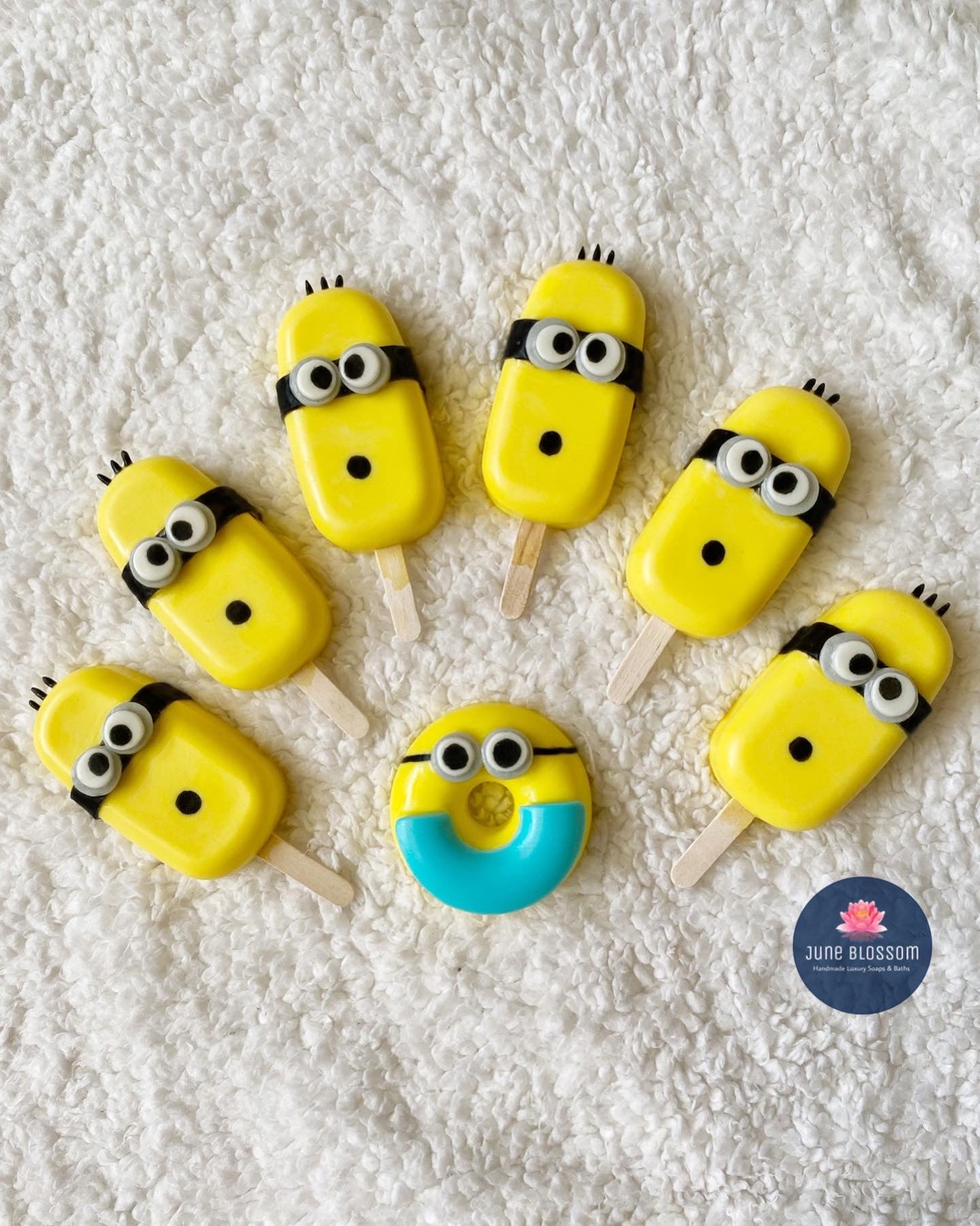 Confused Minion Donut Soap
