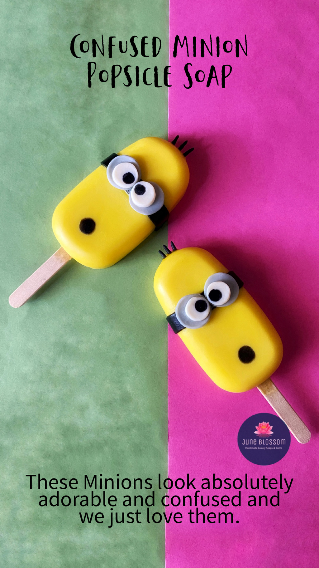 Confused Minion Donut Soap
