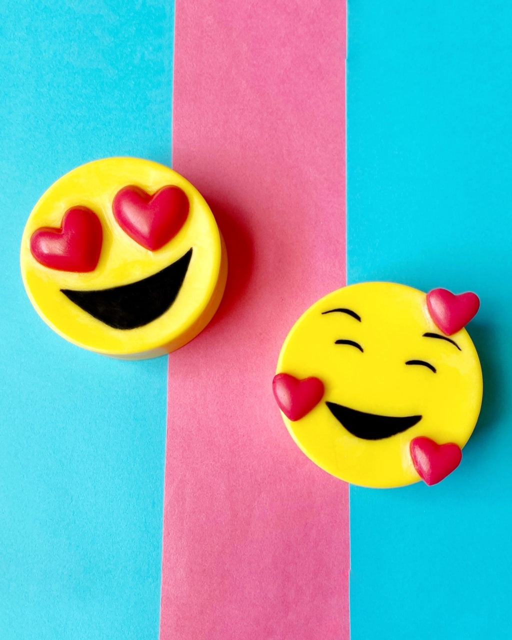 Emoji Smiling Face With Hearts Soap