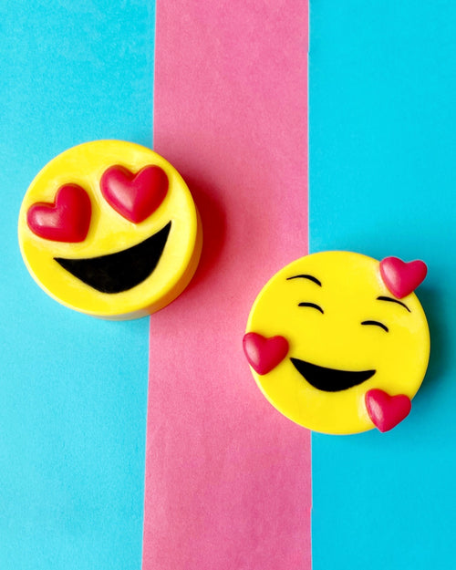 Emoji Smiling Face With Hearts Soap